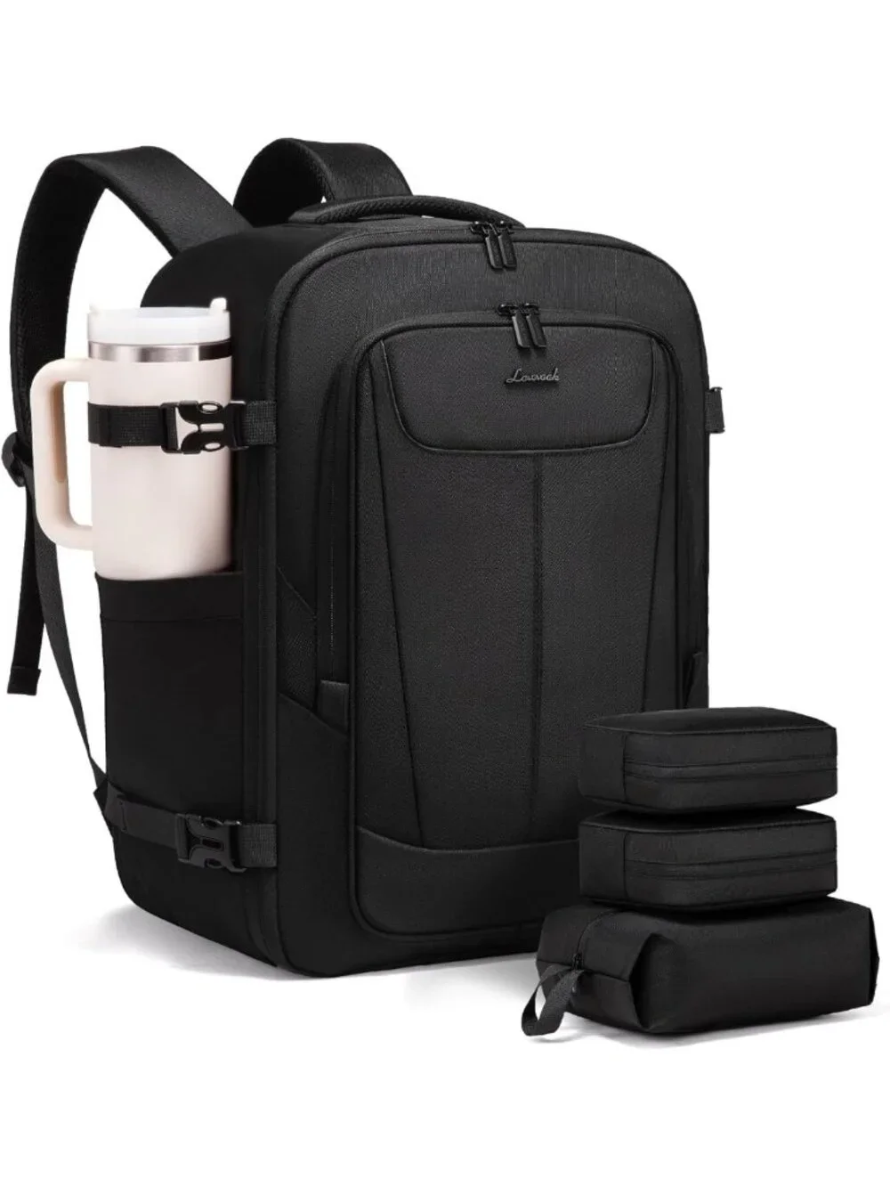 40L Travel Backpack for Men & Women, Flight Approved, Water Resistant, Fits